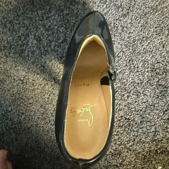 CHRISTIAN LOUBOUTIN Patent Leather Moulage 140 Booties - Picture 2 of 7